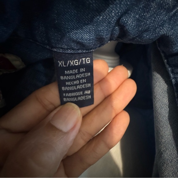 Wrangler Blue Denim Shirt - Picture 5 of 5